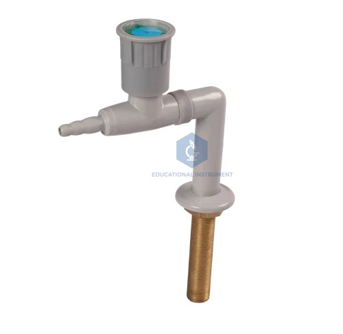 Gas Tap, Euro, Single cone 90°, for Pharma & Lab